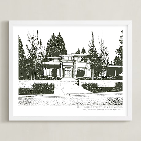 Completely Custom House Portrait Art