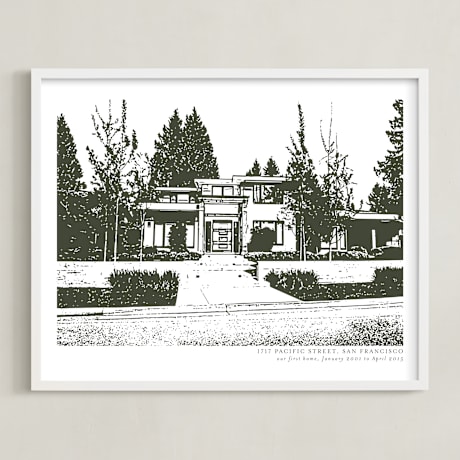 Completely Custom House Portrait Art