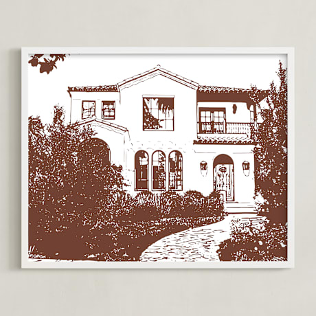 Completely Custom House Portrait Art