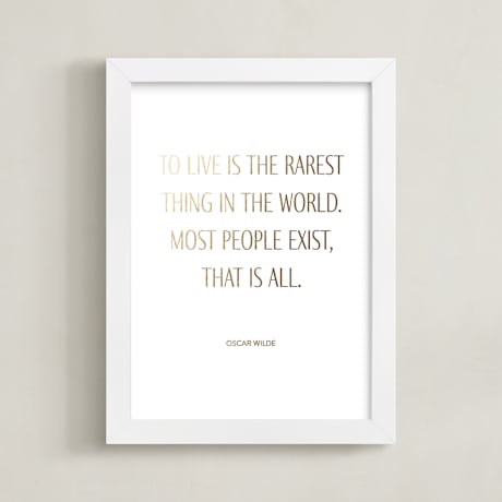 Completely Custom Foil-Pressed Art Print