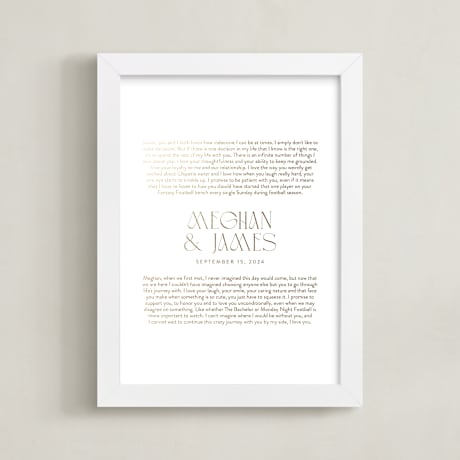 Completely Custom Foil-Pressed Art Print