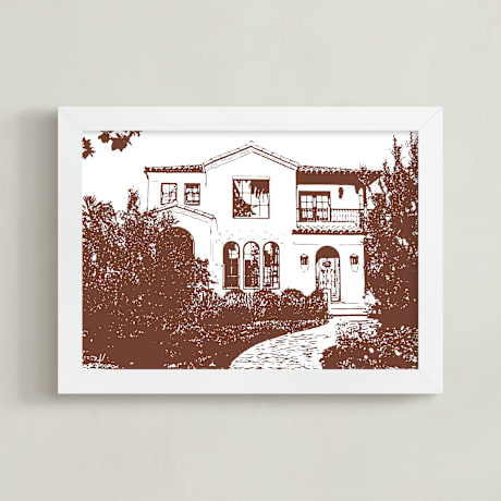 Completely Custom House Portrait Art