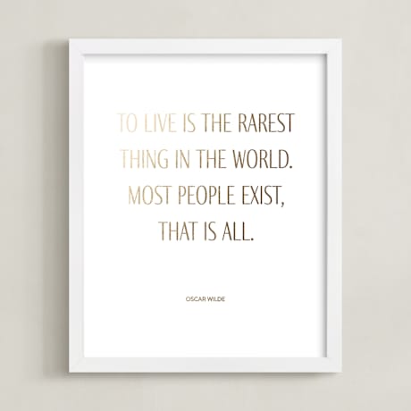 Completely Custom Foil-Pressed Art Print