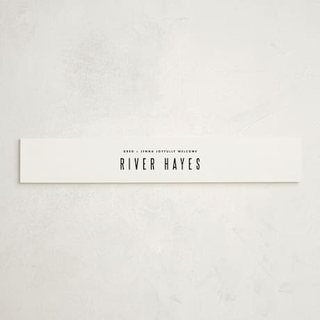 Birth Announcement Belly Bands