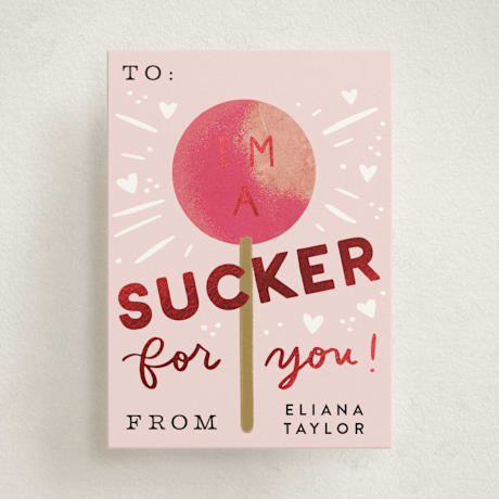 Foil-Pressed Classroom Valentine's Day Cards