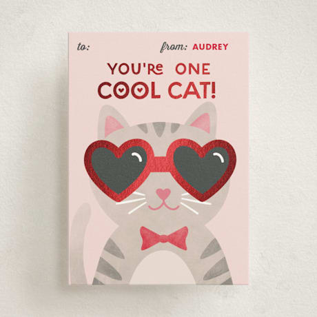 Foil-Pressed Classroom Valentine's Day Cards