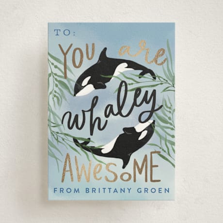 Foil-Pressed Classroom Valentine's Day Cards