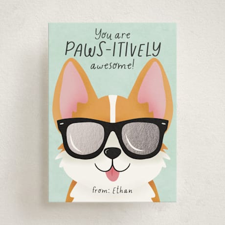 Foil-Pressed Classroom Valentine's Day Cards