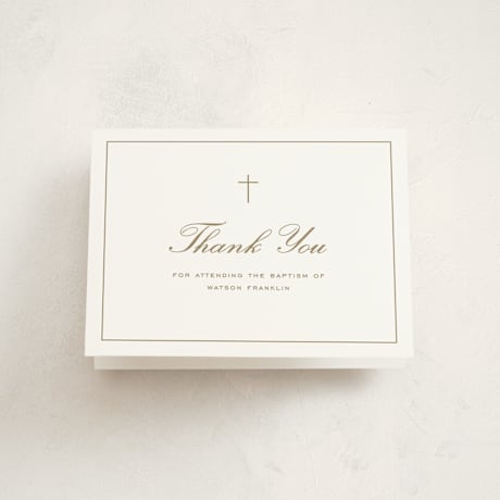 Baptism and Christening Thank You Cards