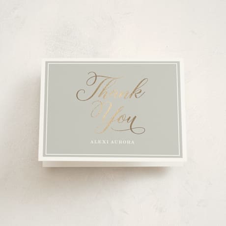 Foil-Pressed Confirmation Thank You Cards