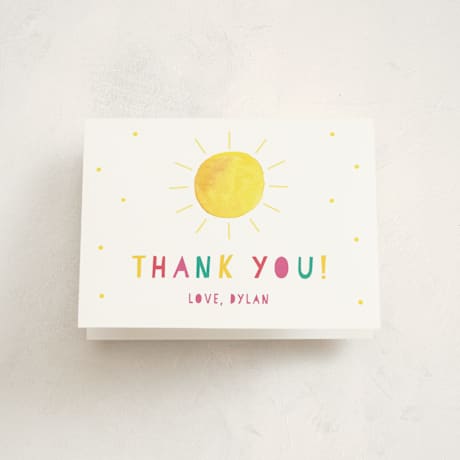 Children's Birthday Party Thank You Cards