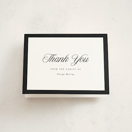 Memorial Thank You Cards