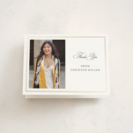 Foil-Pressed Graduation Thank You Cards