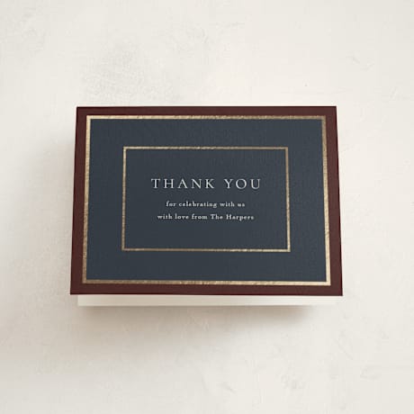 Foil-Pressed Graduation Thank You Cards