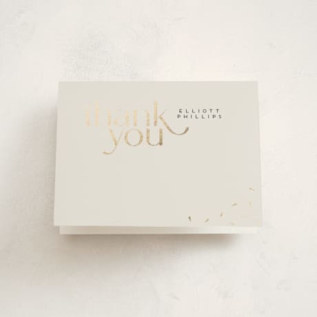 Foil-Pressed Graduation Thank You Cards