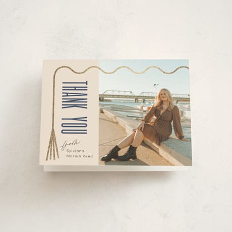 Foil-Pressed Graduation Thank You Cards