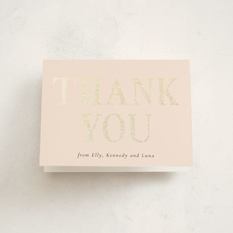 Foil-Pressed Graduation Thank You Cards