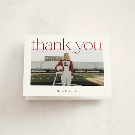 Foil-Pressed Graduation Thank You Cards