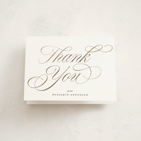 Foil-Pressed Graduation Thank You Cards