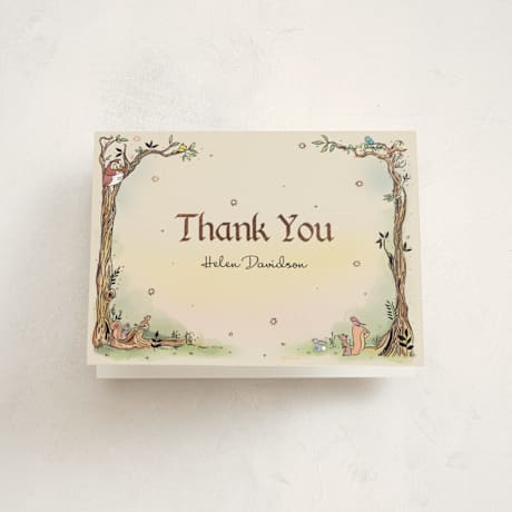 Foil-Pressed Baby Shower Thank You Cards