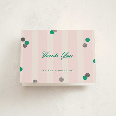 Foil-Pressed Baby Shower Thank You Cards