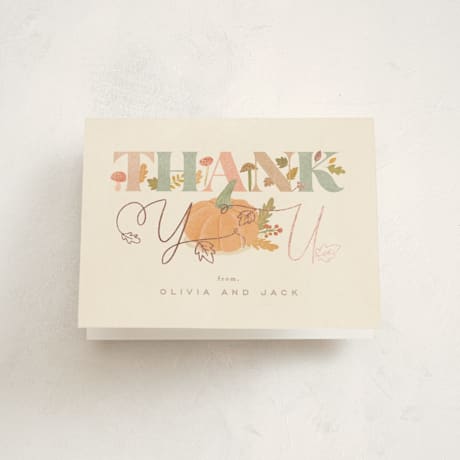 Foil-Pressed Baby Shower Thank You Cards