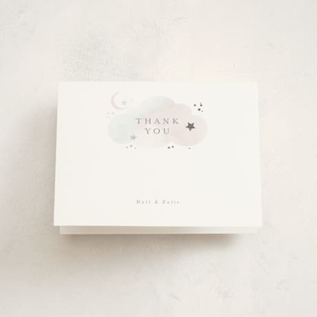 Foil-Pressed Baby Shower Thank You Cards