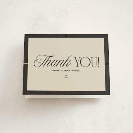 Mitzvah Thank You Cards