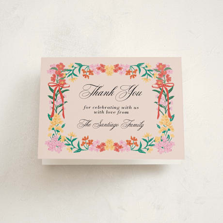 Quinceañera Thank You Cards