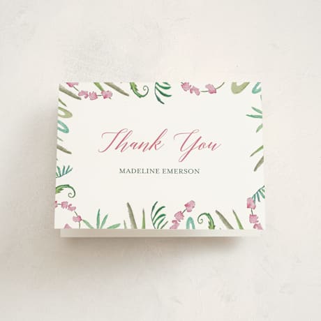 Sweet Sixteen Party Thank You Cards