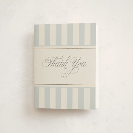 Foil-Pressed Children's Birthday Party Thank You Cards