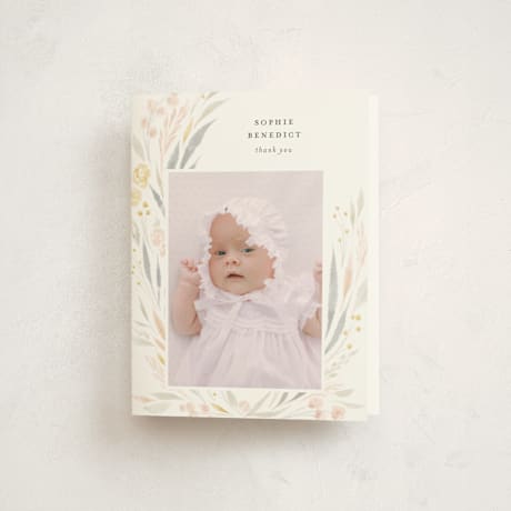 Baptism and Christening Thank You Cards