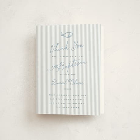 Baptism and Christening Thank You Cards