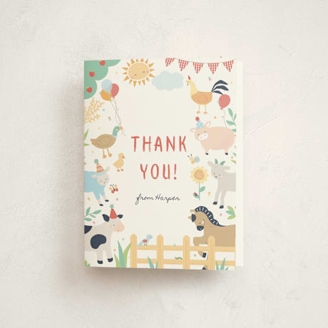 Children's Birthday Party Thank You Cards