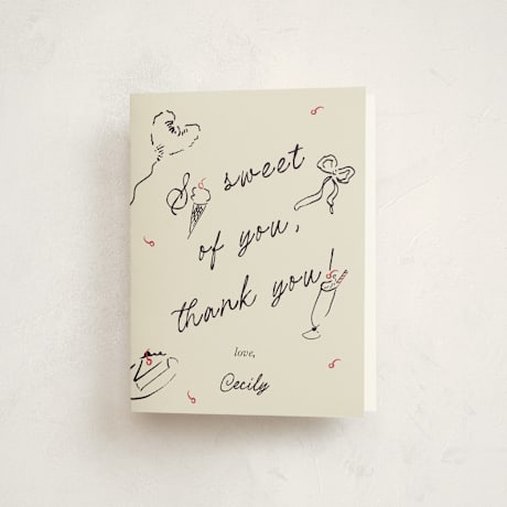 Children's Birthday Party Thank You Cards