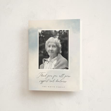 Memorial Thank You Cards