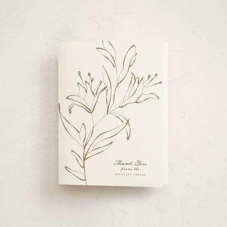Memorial Thank You Cards