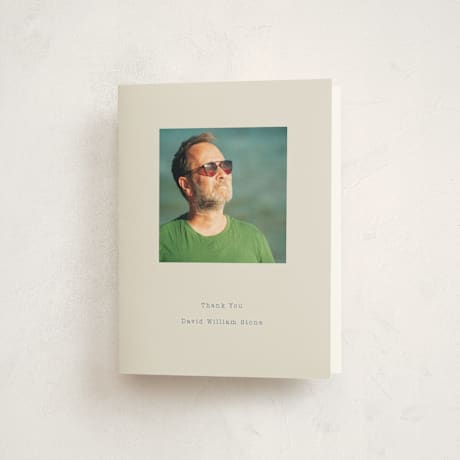 Memorial Thank You Cards