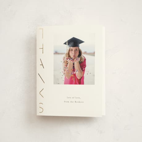 Foil-Pressed Graduation Thank You Cards
