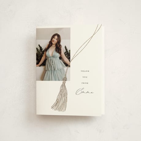 Foil-Pressed Graduation Thank You Cards
