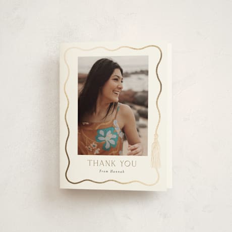 Foil-Pressed Graduation Thank You Cards