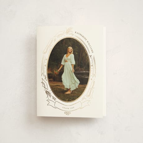 Foil-Pressed Graduation Thank You Cards