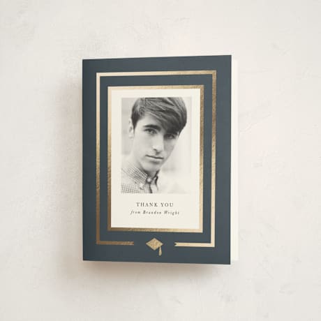 Foil-Pressed Graduation Thank You Cards