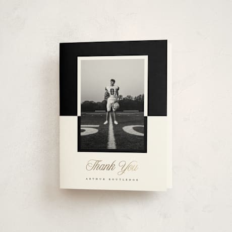 Foil-Pressed Graduation Thank You Cards