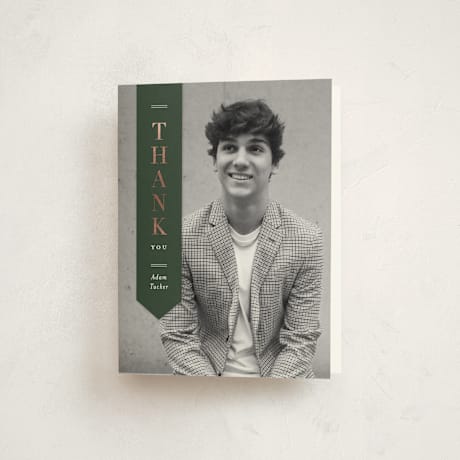 Foil-Pressed Graduation Thank You Cards