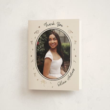 Foil-Pressed Graduation Thank You Cards