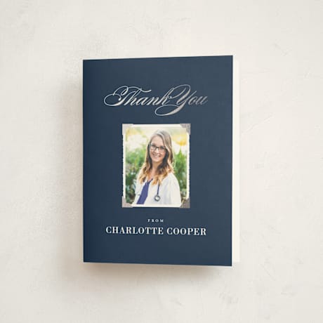 Foil-Pressed Graduation Thank You Cards