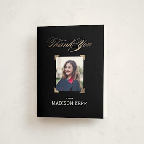 Foil-Pressed Graduation Thank You Cards