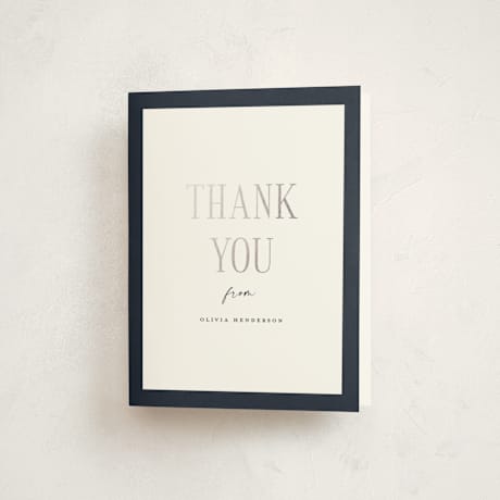 Foil-Pressed Graduation Thank You Cards
