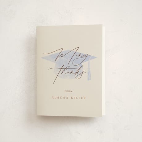 Foil-Pressed Graduation Thank You Cards